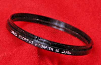 Canon Macrolite Adapter 55 - spezial Filteradapter - gebraucht