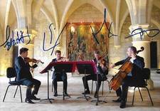 Quatuor Diotima signed 8x12 inch photo autographs Quatuor Diotima signed 8x12 inch photo autographs