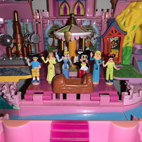 Vintage Polly Pocket Disney Magic Kingdom Castle Playset Mickey - 99% Complete! - Picture 5 of 9