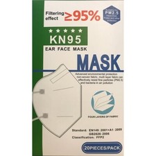 20 Pcs KN95 Protective 4 Layers Face Mask Disposable Masks FFP2 TOP QUALITY!!