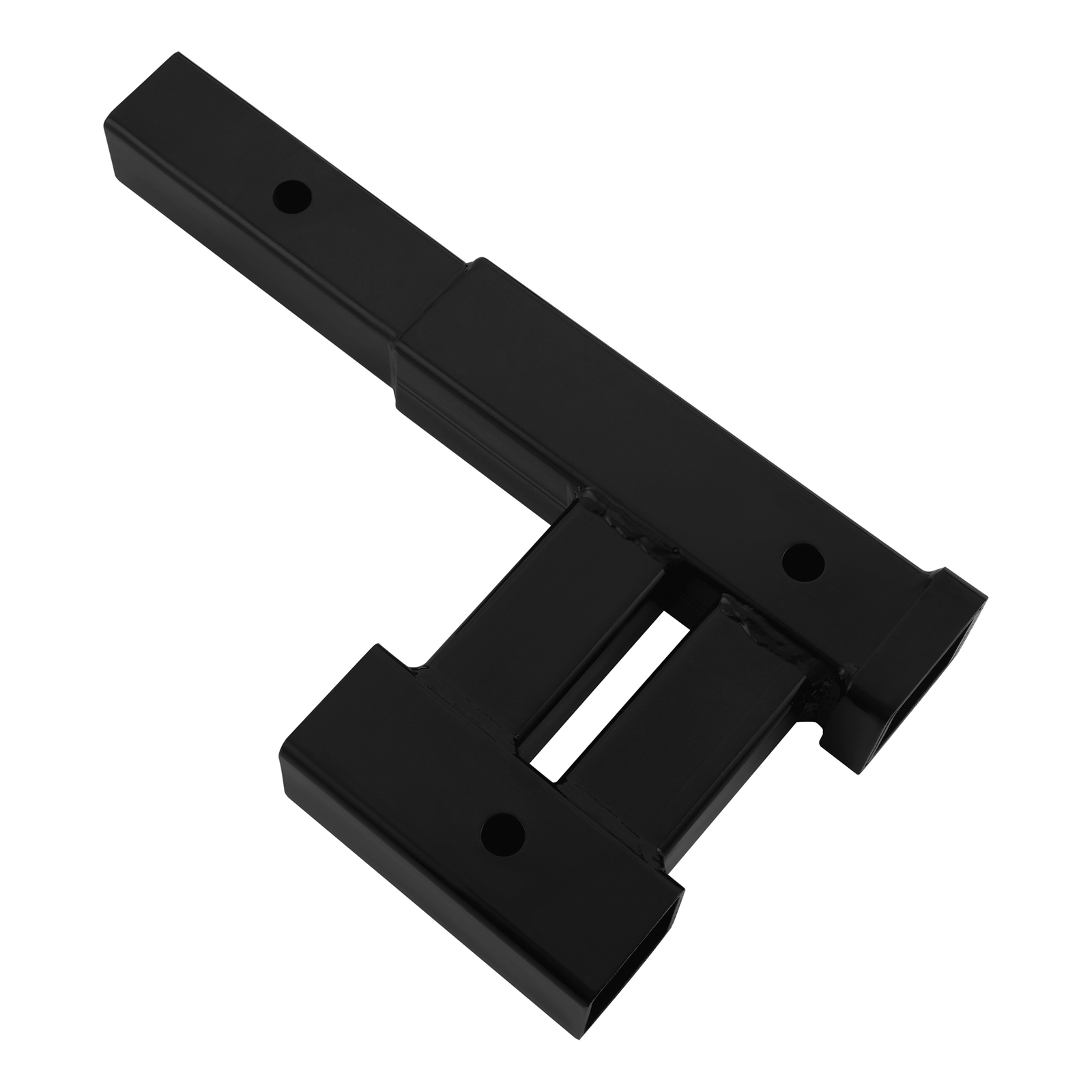 Dual 2" Trailer Receiver Hitch Rise-Drop Adapter Extender Extension Tow ...