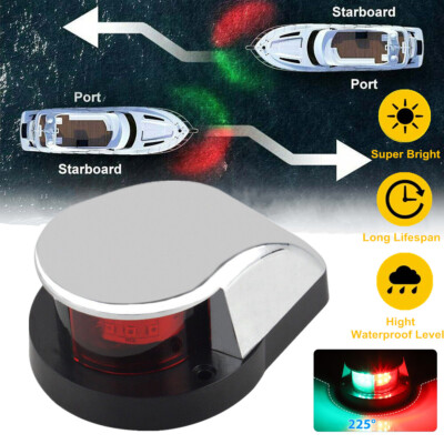 #ad #ad Boat Navigation Lights Red and Green LED Marine Navigation Light Boat Bow Light $13.14