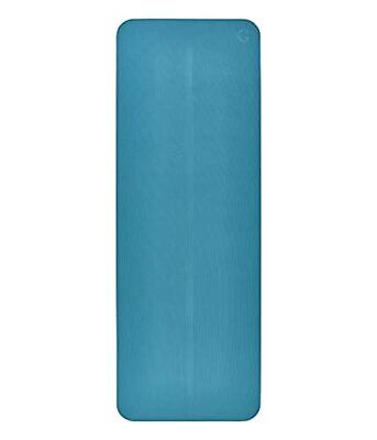 Manduka Begin Yoga Mat – Premium 5mm Thick with Mat, Bondi Blue