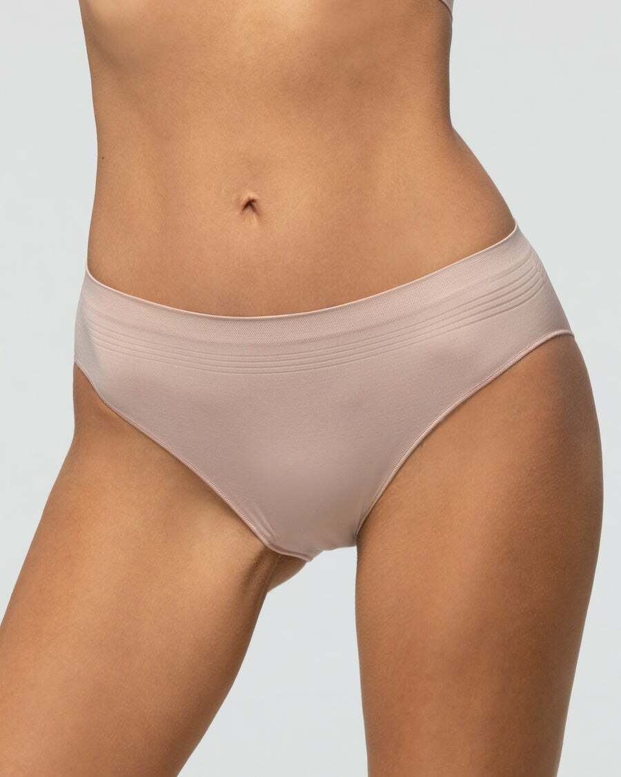 Underwear Seamless Woman IN Soft Microfibre Seamless Finish Flat POMPEA -  Helia Beer Co