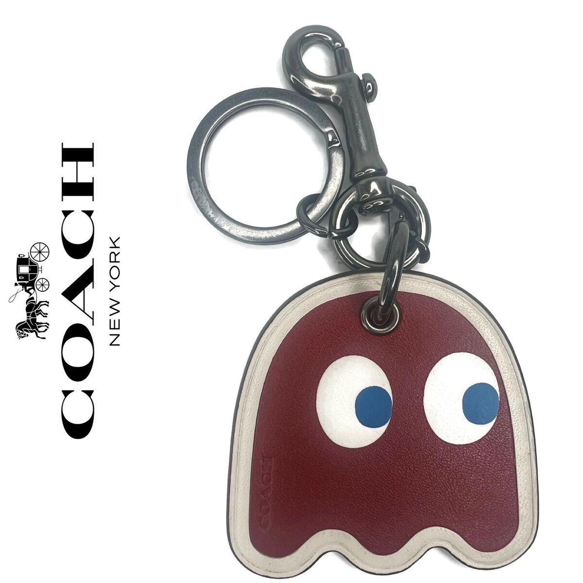 Coach Pac Man Red Ghost Key Chain Pacman PAC-MAN Keychain | eBay Coach Pac Man Red Ghost Key Chain Pacman PAC-MAN Keychain | eBay
