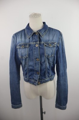 GUESS LEICHTE JEANSJACKE DAMENJACKE M WOMAN CASUAL JACKET VINTAGE DENIM