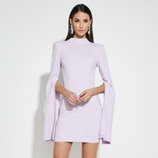 Mossman x Revolve Sense Of Mystery Dress - Lilac Purple US 10 Medium NWT $160