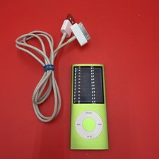 Apple iPod nano 4th Generation Green 8 GB A1285 Tested and Working