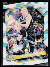 Allie Quigley 2025 Panini Prizm WNBA Ice Prizms #80 Chicago Sky