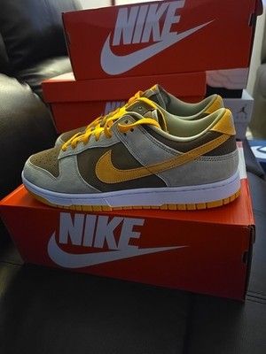 Nike Dunk Low Dusty Olive Size 10.5 2023 Authentic OG Retro Skate Suede(BR1)