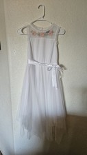 Lilt Girls Size 12 WHITE Party Dress