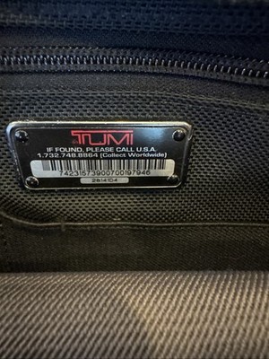 Tumi Alpha Expandable Organizer Laptop Briefcase 26141D4 Carry On