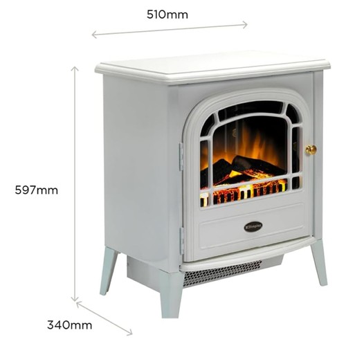 Dimplex Courchevel Freestanding Optiflame Electric Stove 2kW Remote Control - Picture 4 of 8