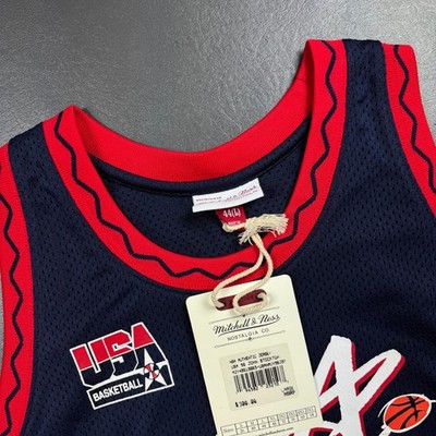 100% Authentic John Stockton Mitchell Ness 1996 USA Basketball