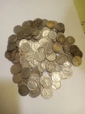 100-MIXED ROOSEVELT &MERCURY 90% JUNK SILVER DIMES BULLION VALUE LOT