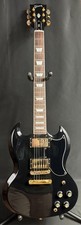 Gibson SG Standard Gold Series Limited Edition Electric Guitar Ebony Finish