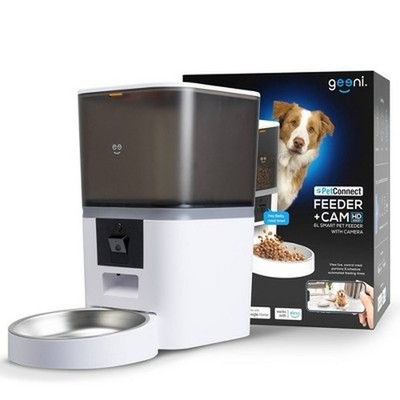 Geeni PetConnect 6L Smart Pet Feeder with Camera, App-Controlled