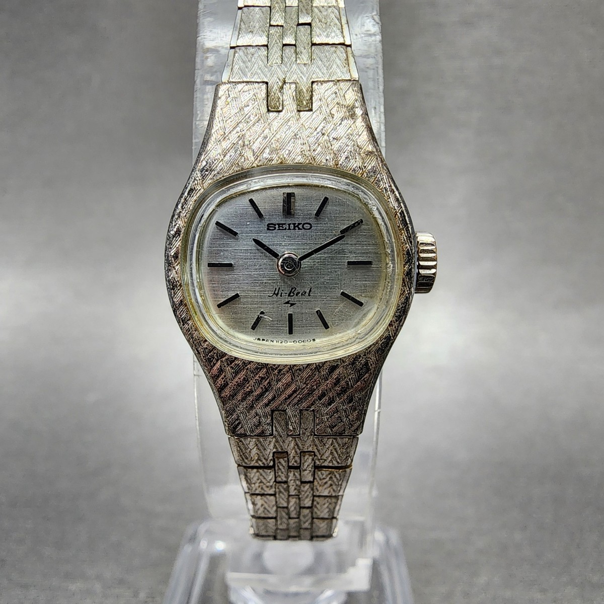 Seiko Watch Women 17mm Silver Dial Silver Tone Round 1120-3020