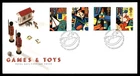 Mayfairstamps Great Britain FDC 1989 Games and Toys Combo Royal Mail First Day C