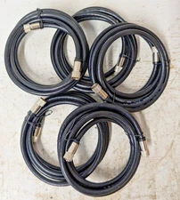 Lot of 5 Vericom XRG06-01499 RG-6 CATV Dual-Shield Coax Cable CCS Conductors 6ft