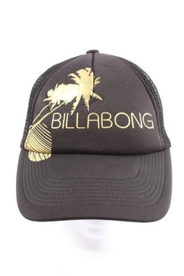 BILLABONG Basecap Damen Mütze Gr. DE 55 schwarz-goldfarben Casual-Look