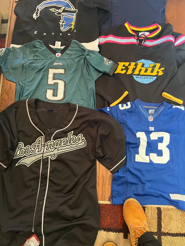 🔥 ¡Lote de 20 camisetas deportivas surtidas! 🏈🏀⚾ - ¡VER DESCRIPCIÓN! 🔥 NIKE, REEBOK Foto 3 de 4