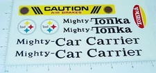 Mighty Tonka Car Carrier Sticker Set TK-080