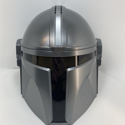 Disney Parks Star Wars Mandalorian Talking Mask Helmet Used TESTED WORKS 