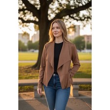 Sofia Vergara soft faux suede blazer