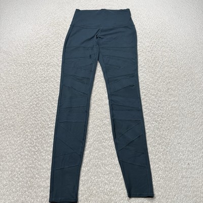 Lululemon Women Wunder Train Tech Mesh High-Rise Leggings Teal 29  Yoga Size 6