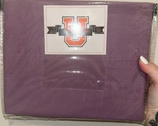 Universal Twin/Twin XL Dust Plum Sheet Set 250 TC 60 Cotton 40 Polyester