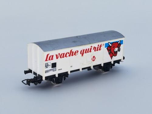 HO JOUEF 6272 - Fourgon Couvert à Essieux "La vache qui rit" - Excellent état | Zustand: Occasion