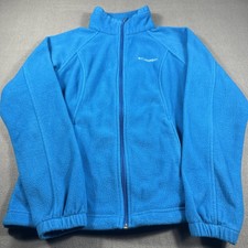 Columbia Women's Blue Benton Springs Full Zip Fleece Jacket Size Medium