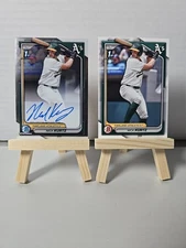 Nick Kurtz 2024 Bowman Chrome 1st Auto  Plus Bowman Base (Non Auto)