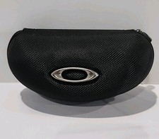 Oakley Sport Soft Vault Sunglass Case Black Clamshell Zipper Logo CASE ONLY