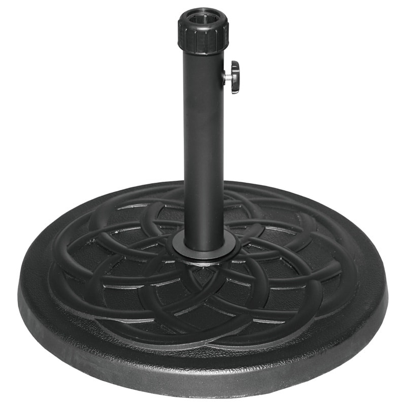 Heavy Duty Black Resin Free-Standing Table by Davee Furniture 18x18x14 Inches 27 LBS