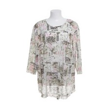 THEA 42 plus, Top, Größe: 52, Grün/Pink/Mehrfarbig, Polyester, Damen #5nA