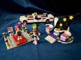 LEGO Friends Pop Star Limo 41107 Complete w/ Instructions & Minifigs No Box