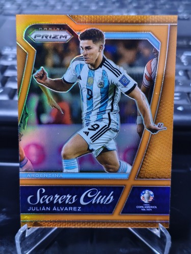 Julian Alvarez #13 2024 Panini Prizm Copa America Scorers Club card