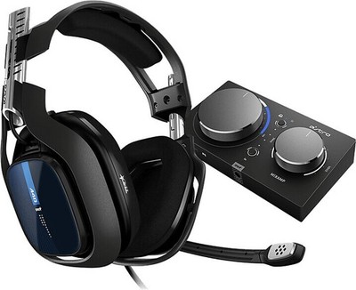 ASTRO A40 TR + MixAmp Pro, kabelgebundenes Gaming-Headset, Schwarz, für PC, Mac