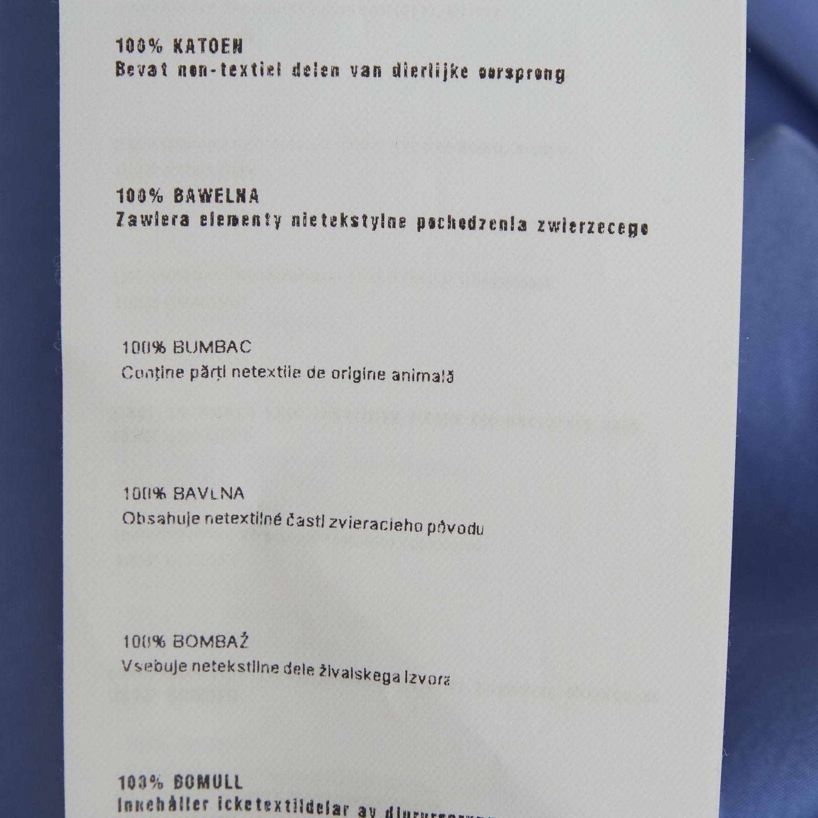 Prada Blue Cotton Contrast Embroidered Long Sleeve Shirt M thumbnail 6