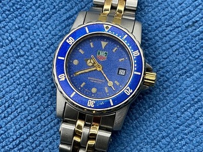 TAG Heuer Professional Bluesy Gold & SS 200M Swiss Diver Watch
