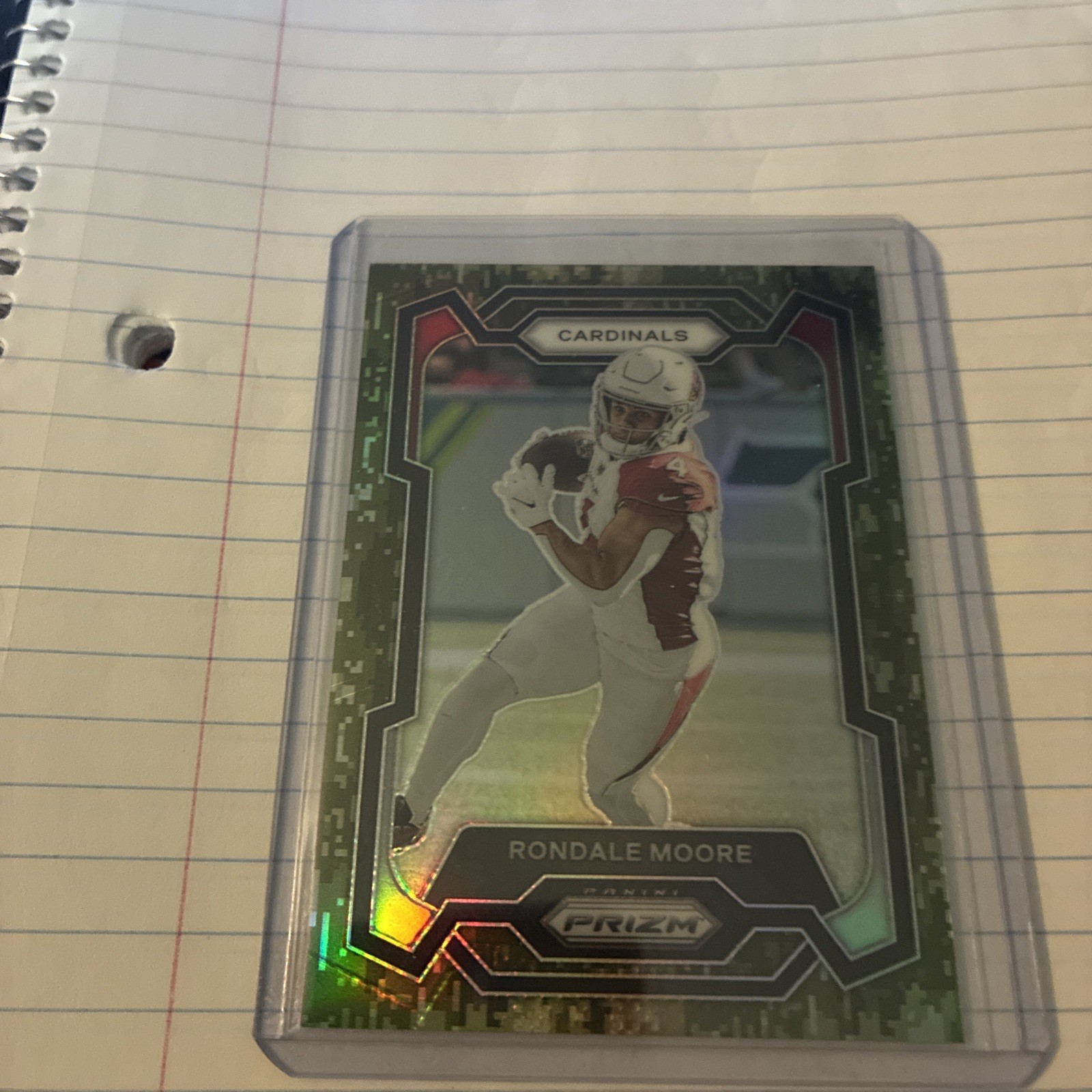 2023 Panini Prizm Camo Prizm 12/15 Rondale Moore #7 SP