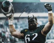 Jason Kelce Philadelphia Eagles Signed/Auto 16x20 Batman Photo PSA/DNA 190359