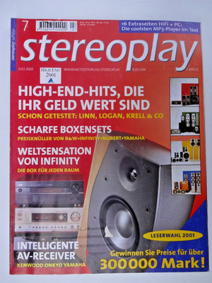 STEREOPLAY 7/01,LINN AV 5103,5125,CLEARAUDIO REFERENCE,NUBERT 3,CS 4,RS 5,AW 7