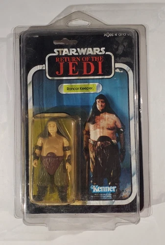 Vintage 1983 Star Wars Return of the Jedi RANCOR KEEPER Figure 77 Back Carded
