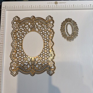 Anna Griffin Fanciful Concentric 9 Dies Frame Dies AG1028 2019 Rare