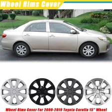 15" Hubcap Wheel Covers For 2009-2019 Toyota Corolla 15'' Wheel Hub Cabs
