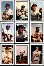 1953 Bowman REPRINT Indians Almost Complete Team Set 8 - NM/MT 6854074