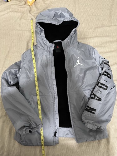 Boys Jordan Jacket/Coat 10-12 Years Medium Grey